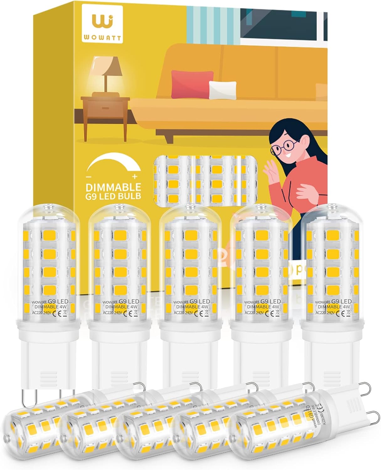 G9 4W LED Bulbs