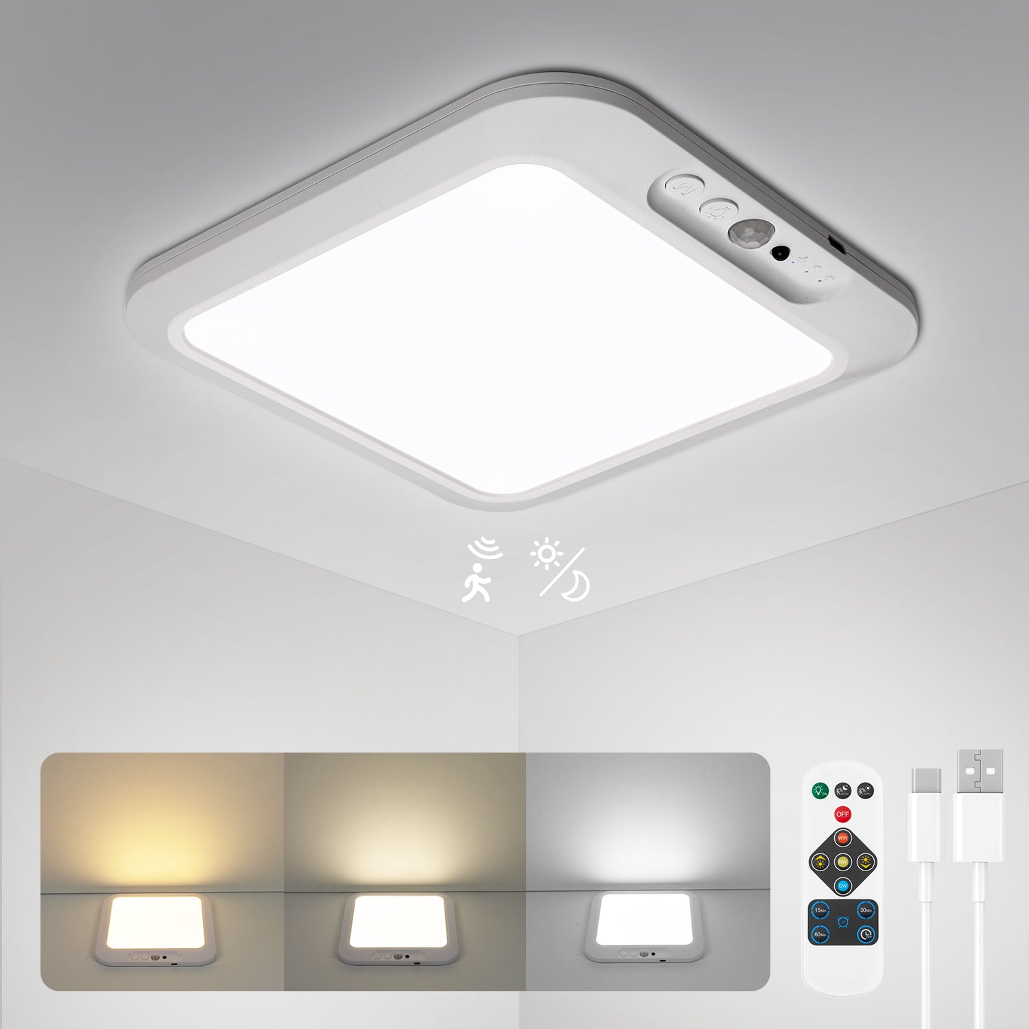 Square Sensor Light