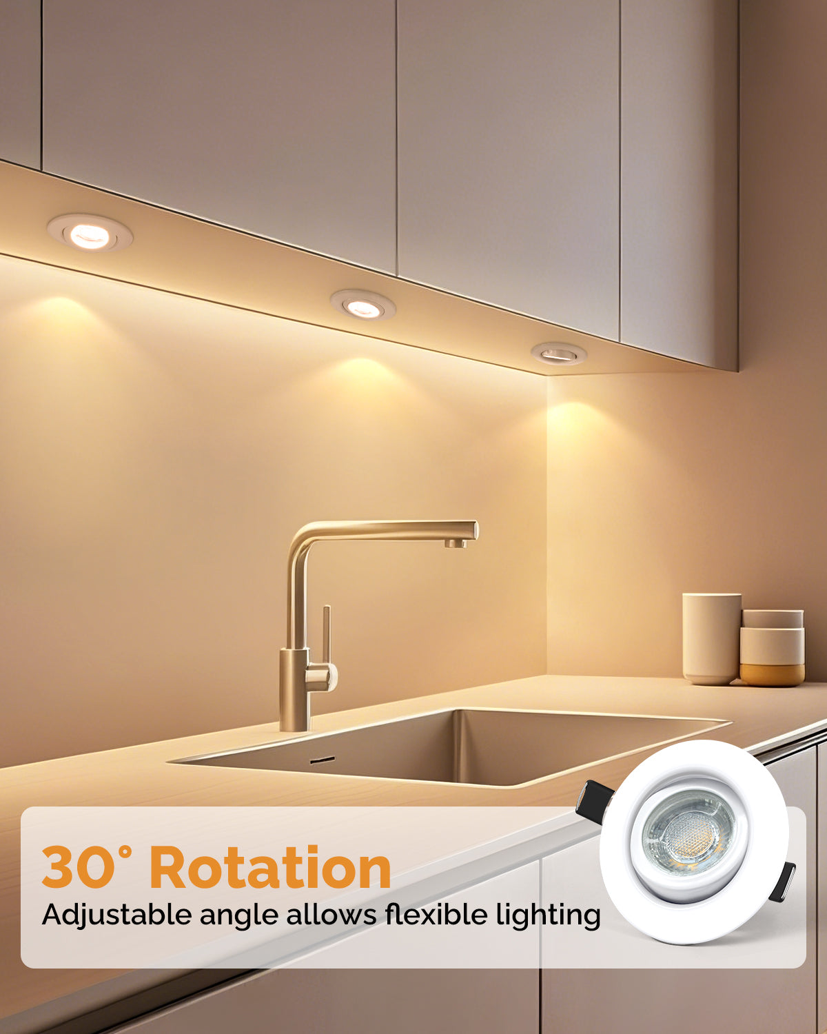 5.5W 3-Step-Dim Downlights