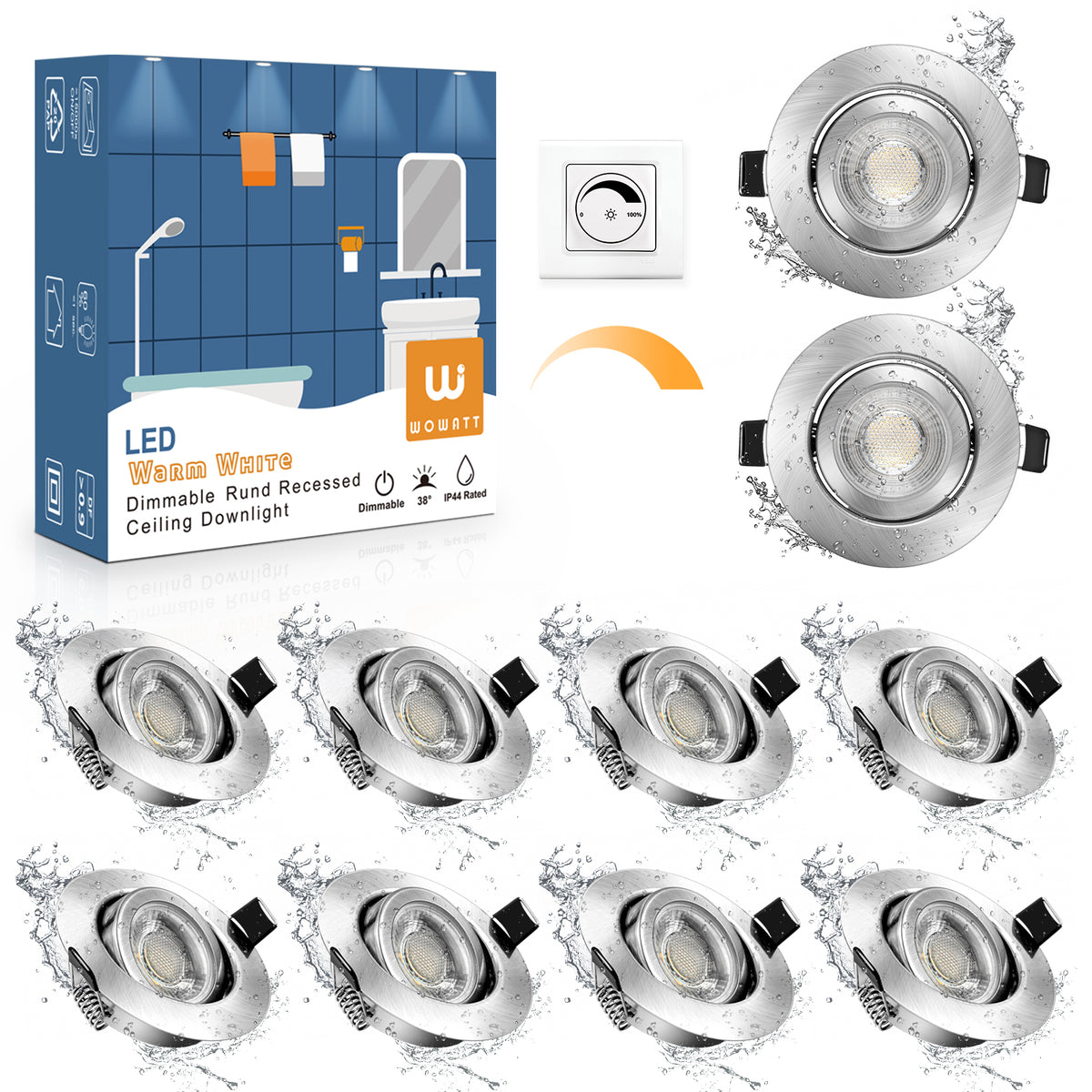5.5W Dimmable Downlights