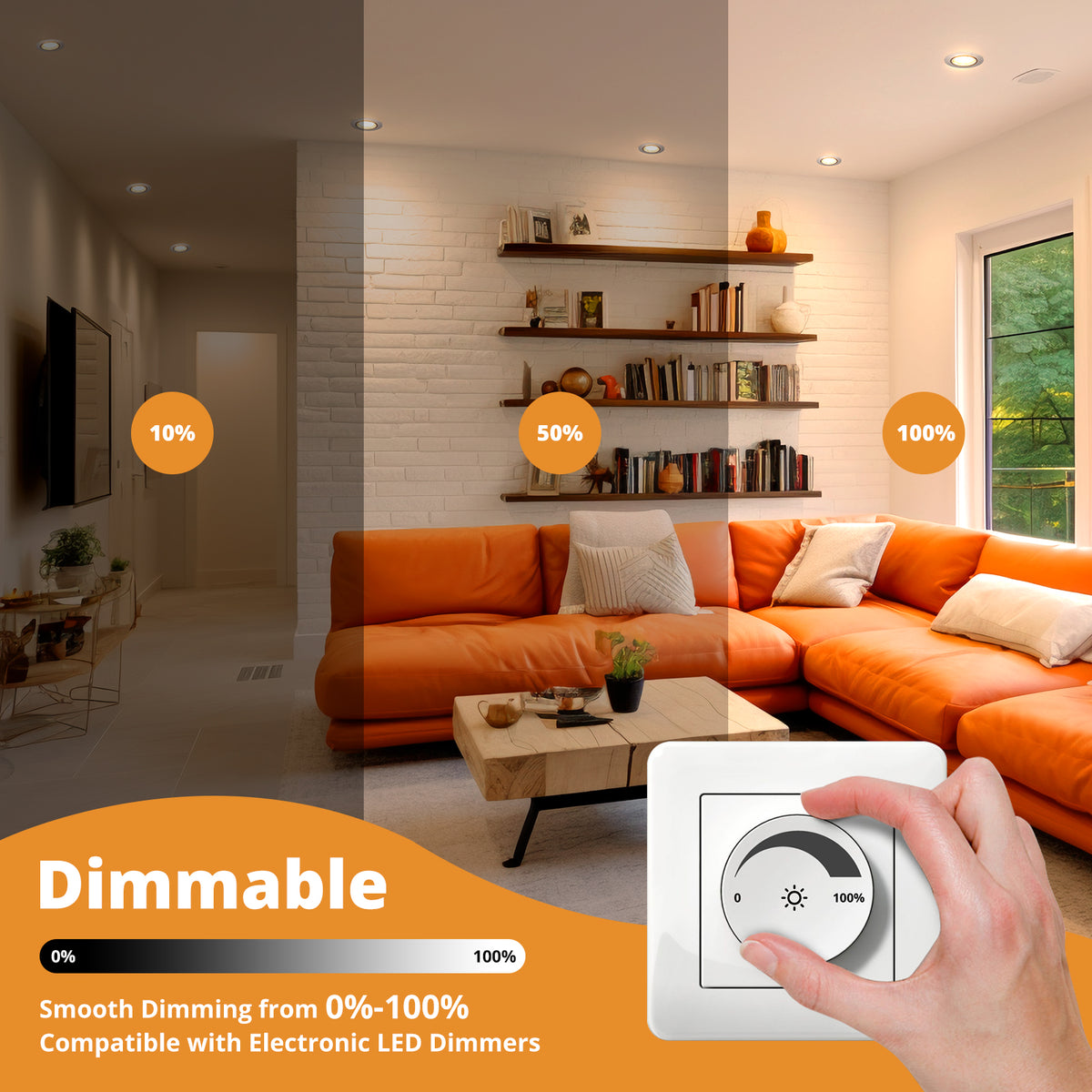 5.5W Dimmable Downlights