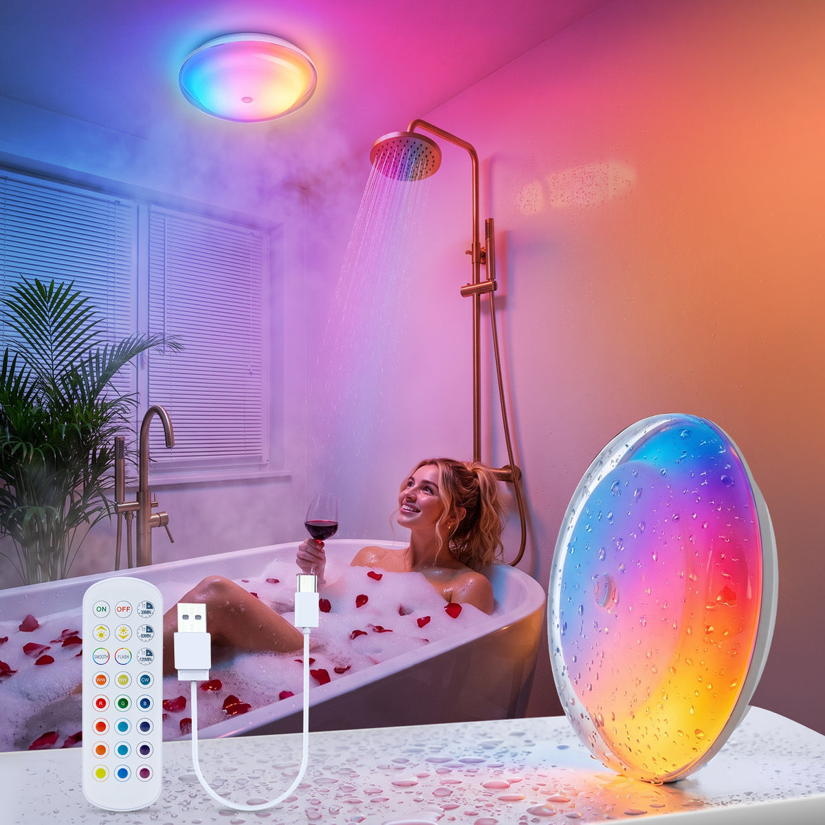 10000mAh Shower Light
