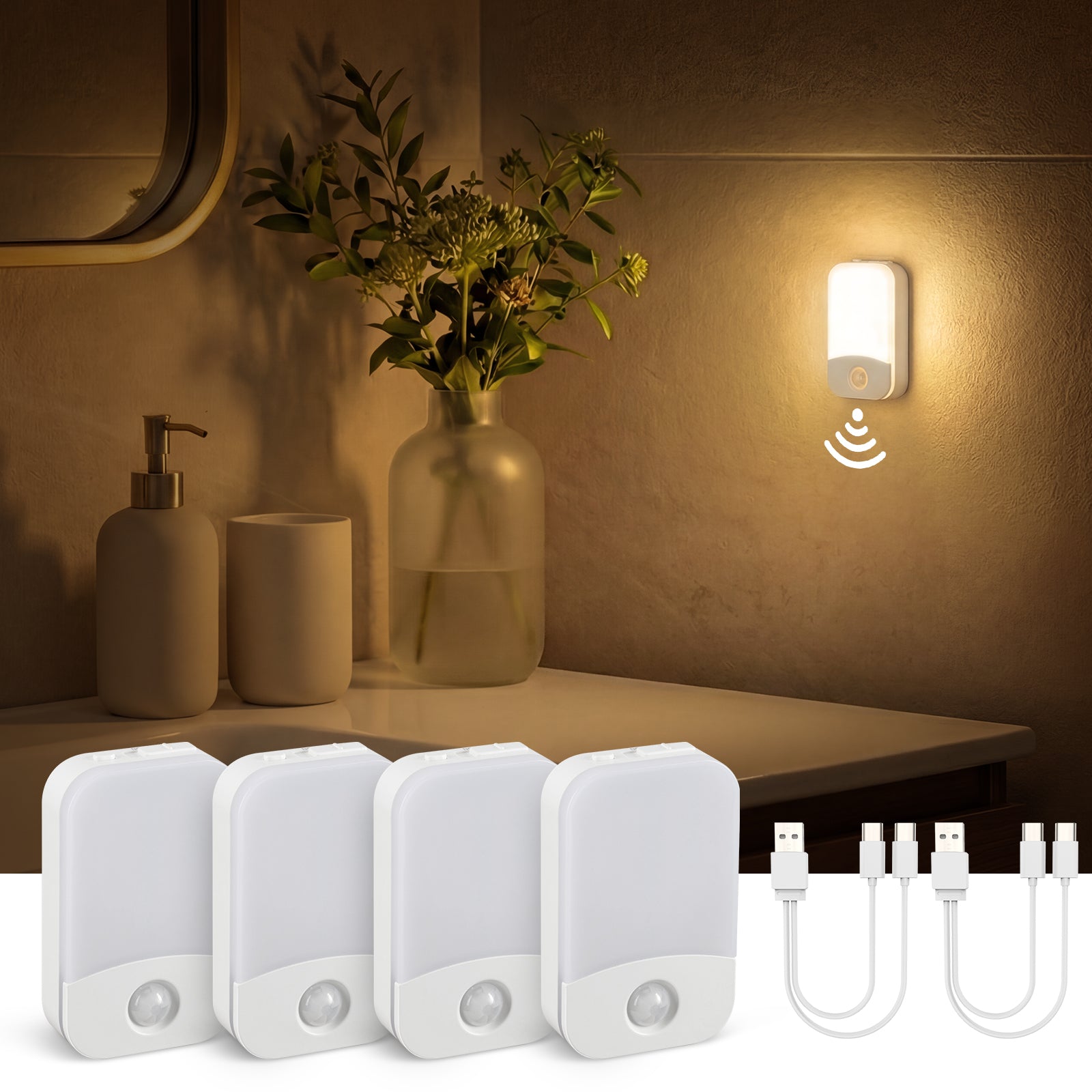 Sensor Night Light Rectangular