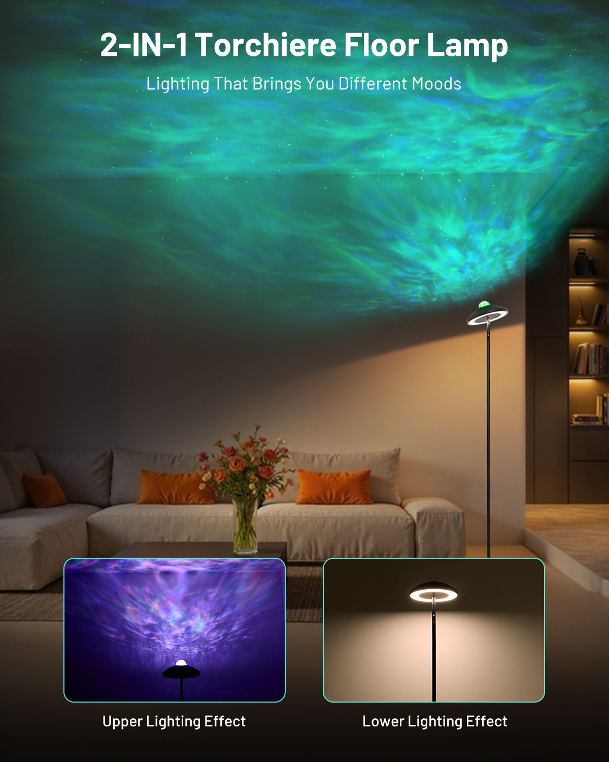 Starry Sky Projection Floor Lamp