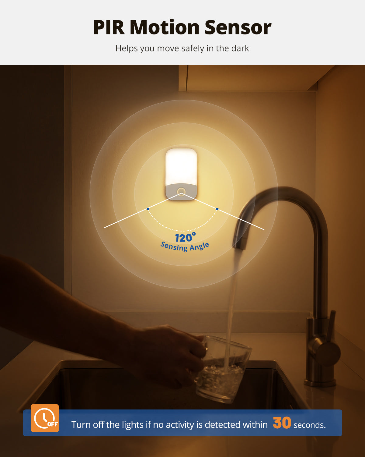 Sensor Night Light Rectangular