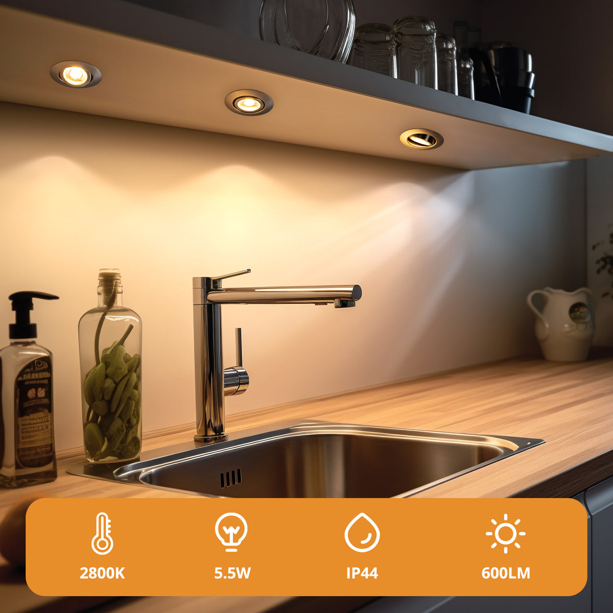5.5W Dimmable Downlights