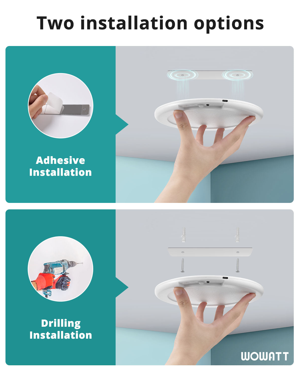Round Sensor Light