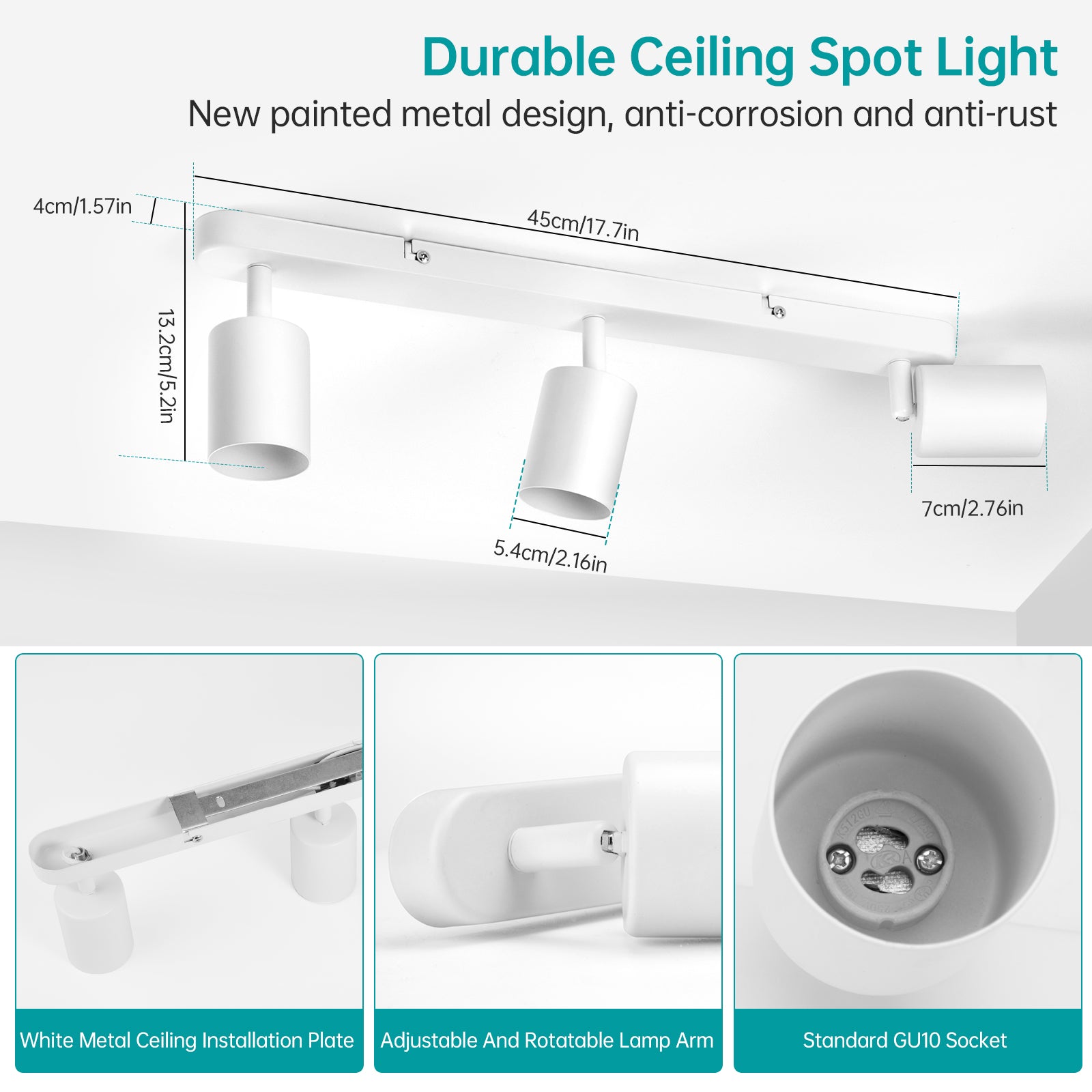 Ceiling Spotlights 3 Ways
