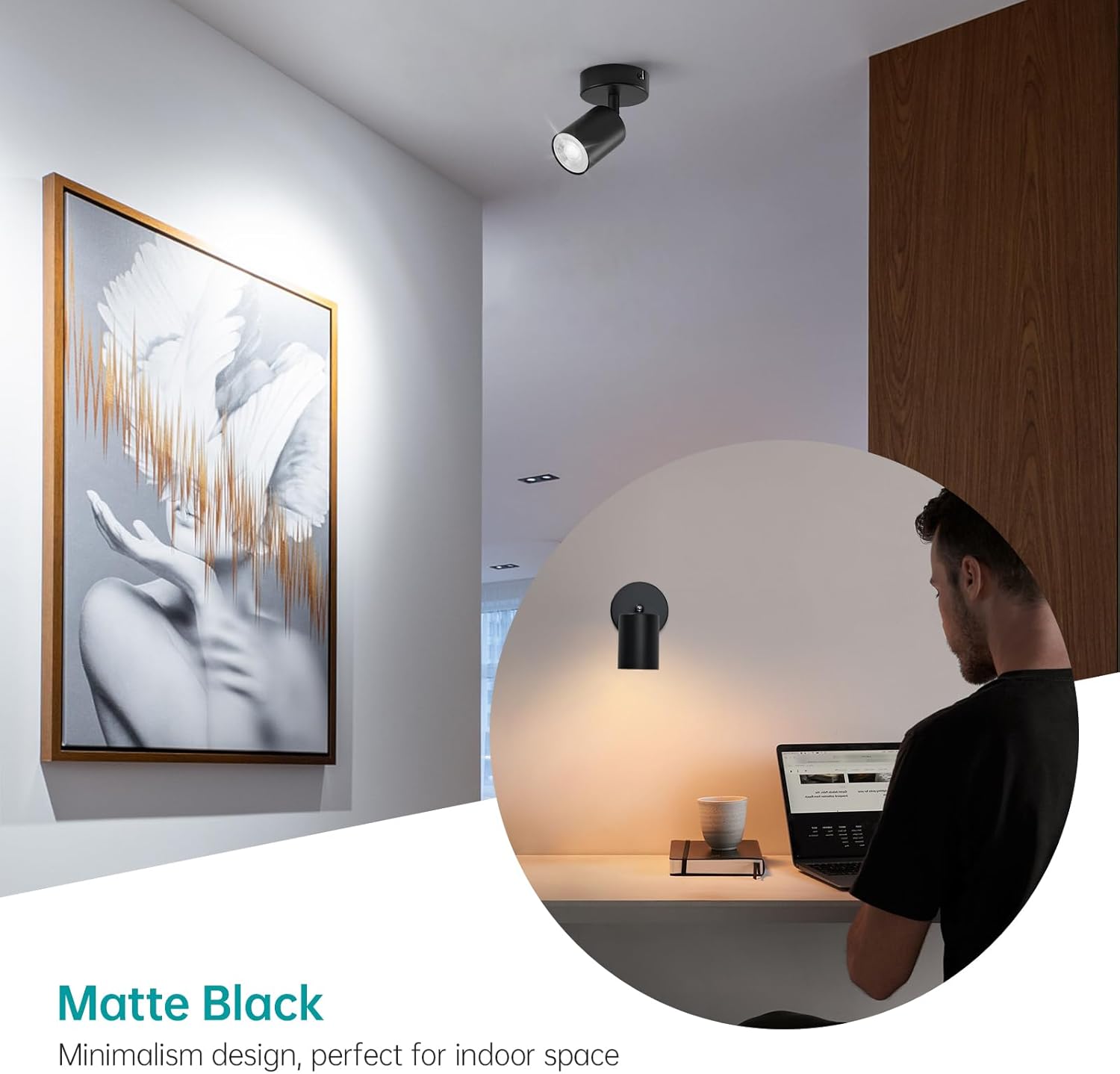 Ceiling Spotlights 1 Way Round