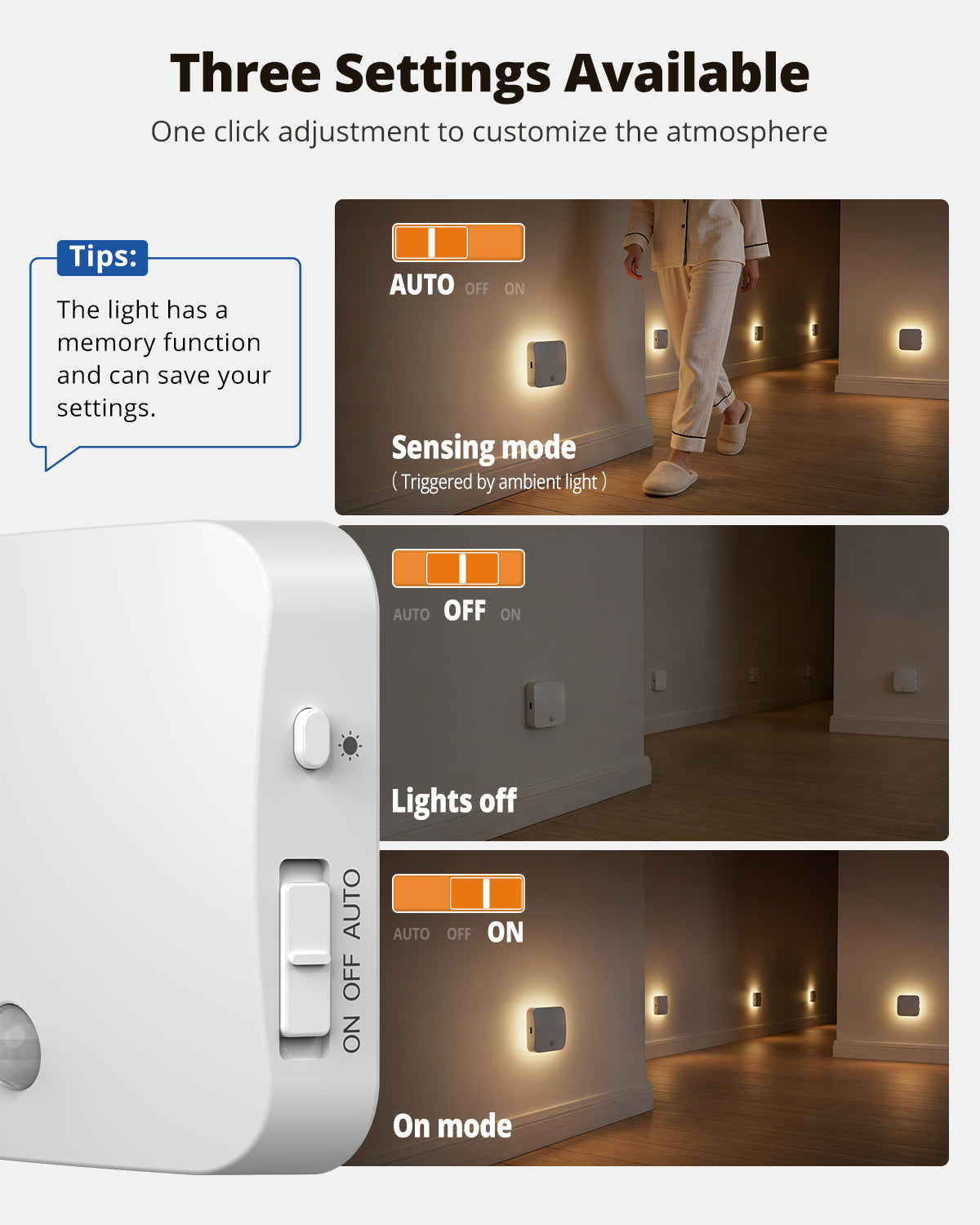 Backlit Sensor Night Light