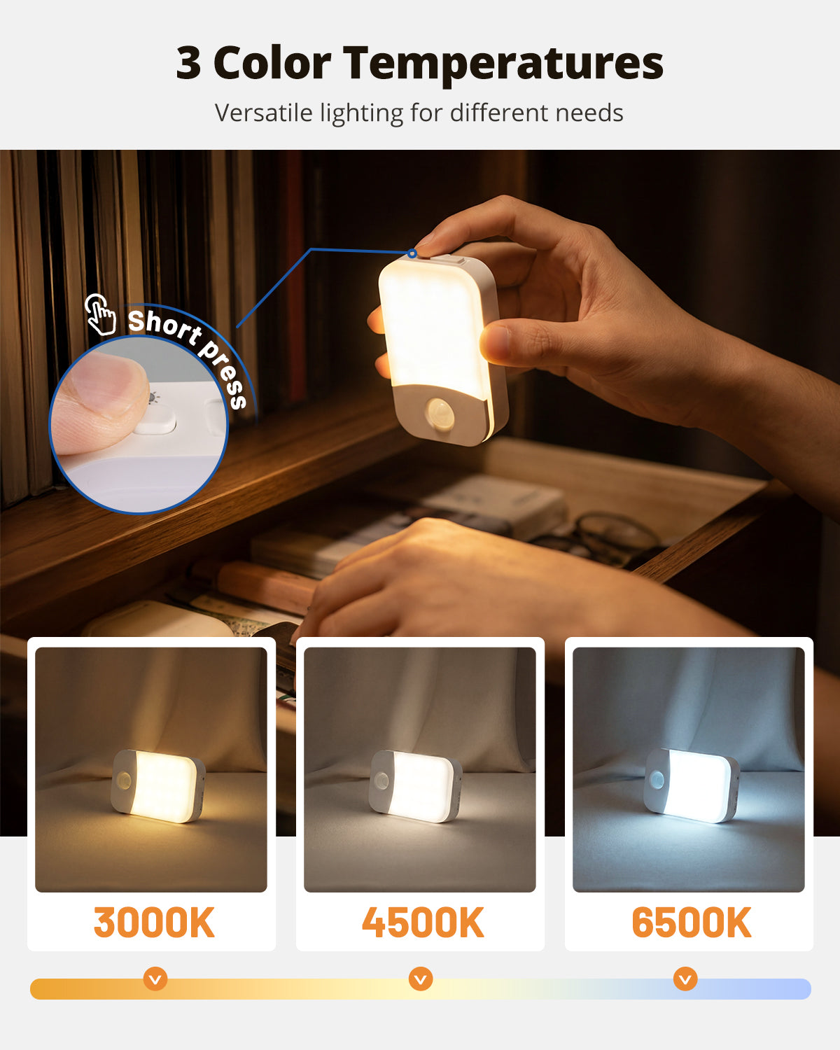 Sensor Night Light Rectangular