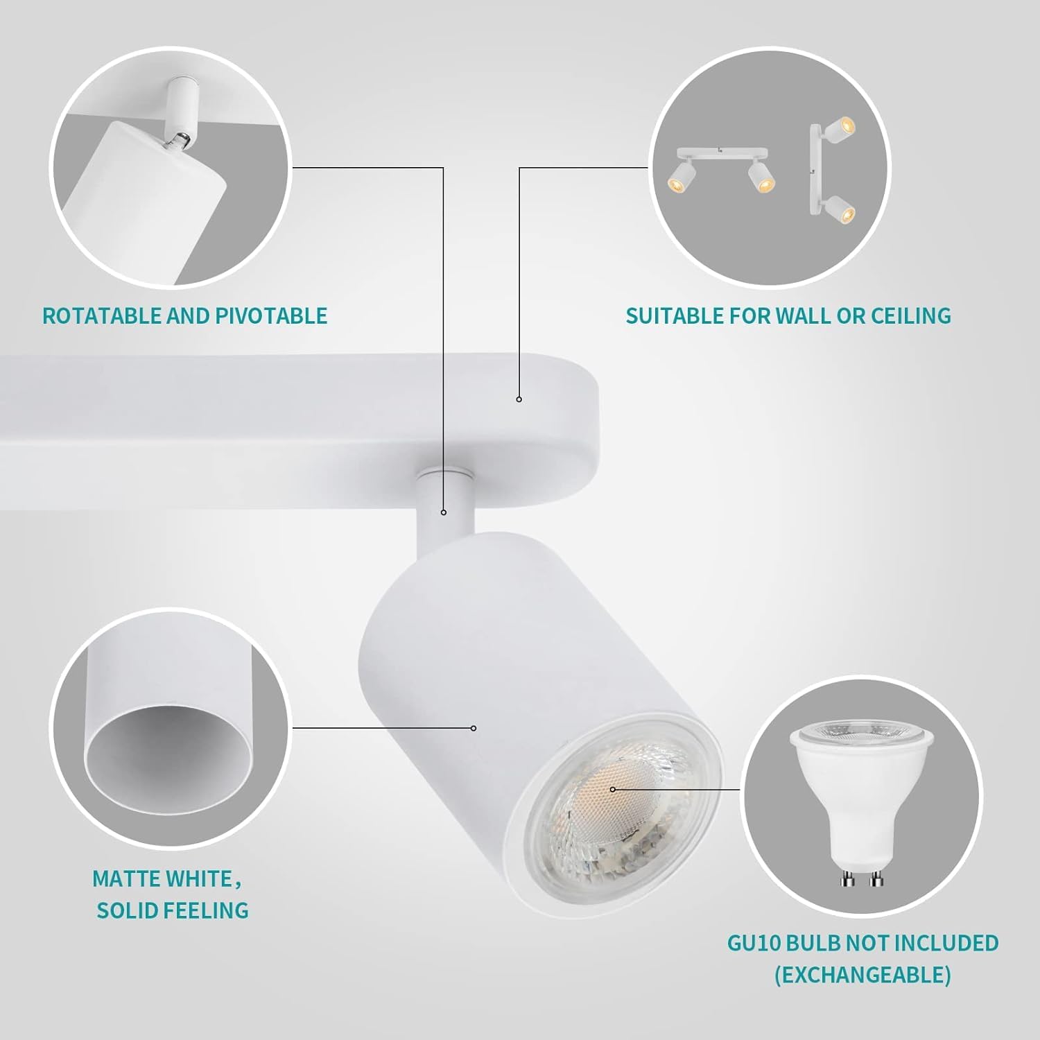 Ceiling Spotlights 2 Ways