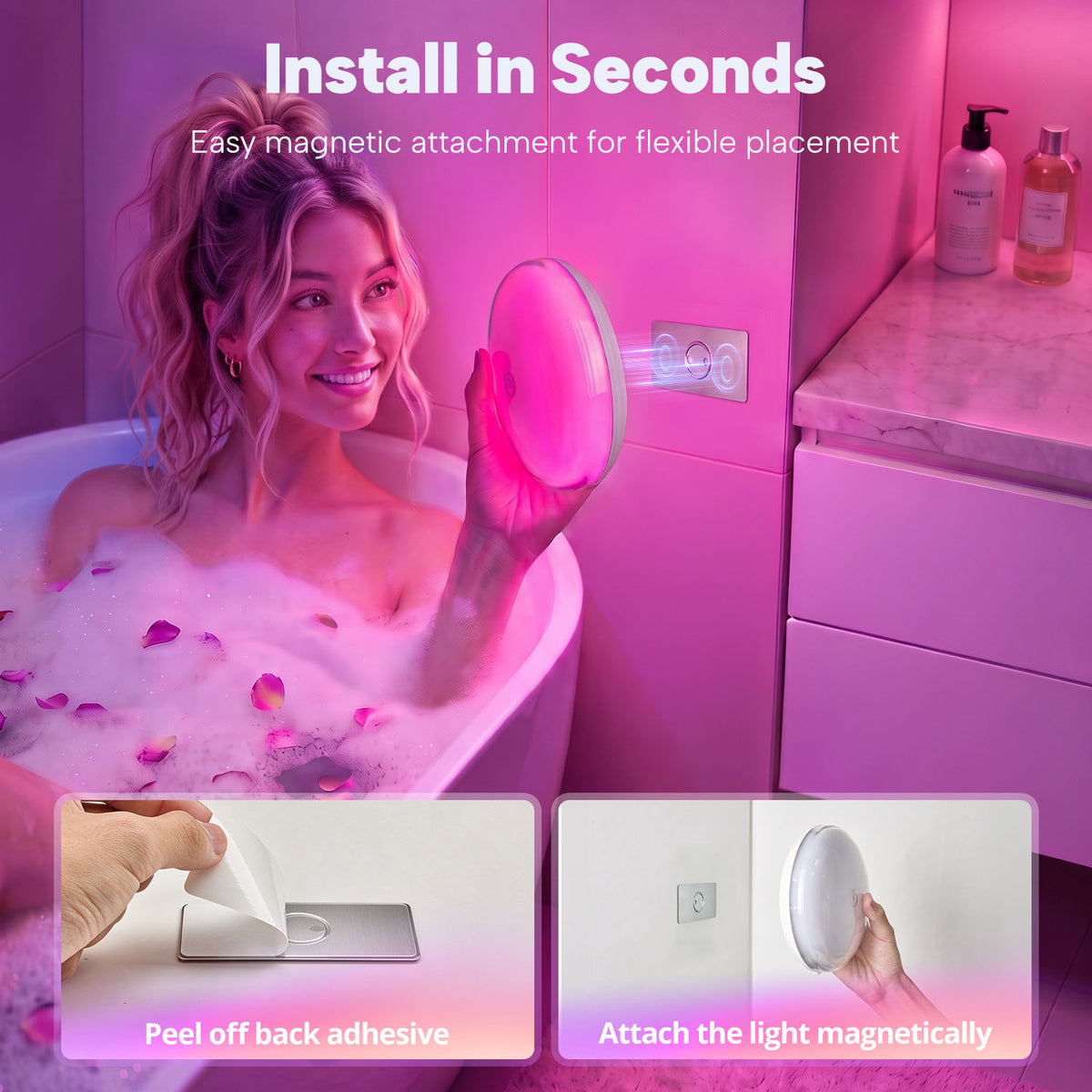 8000mAh Shower Light