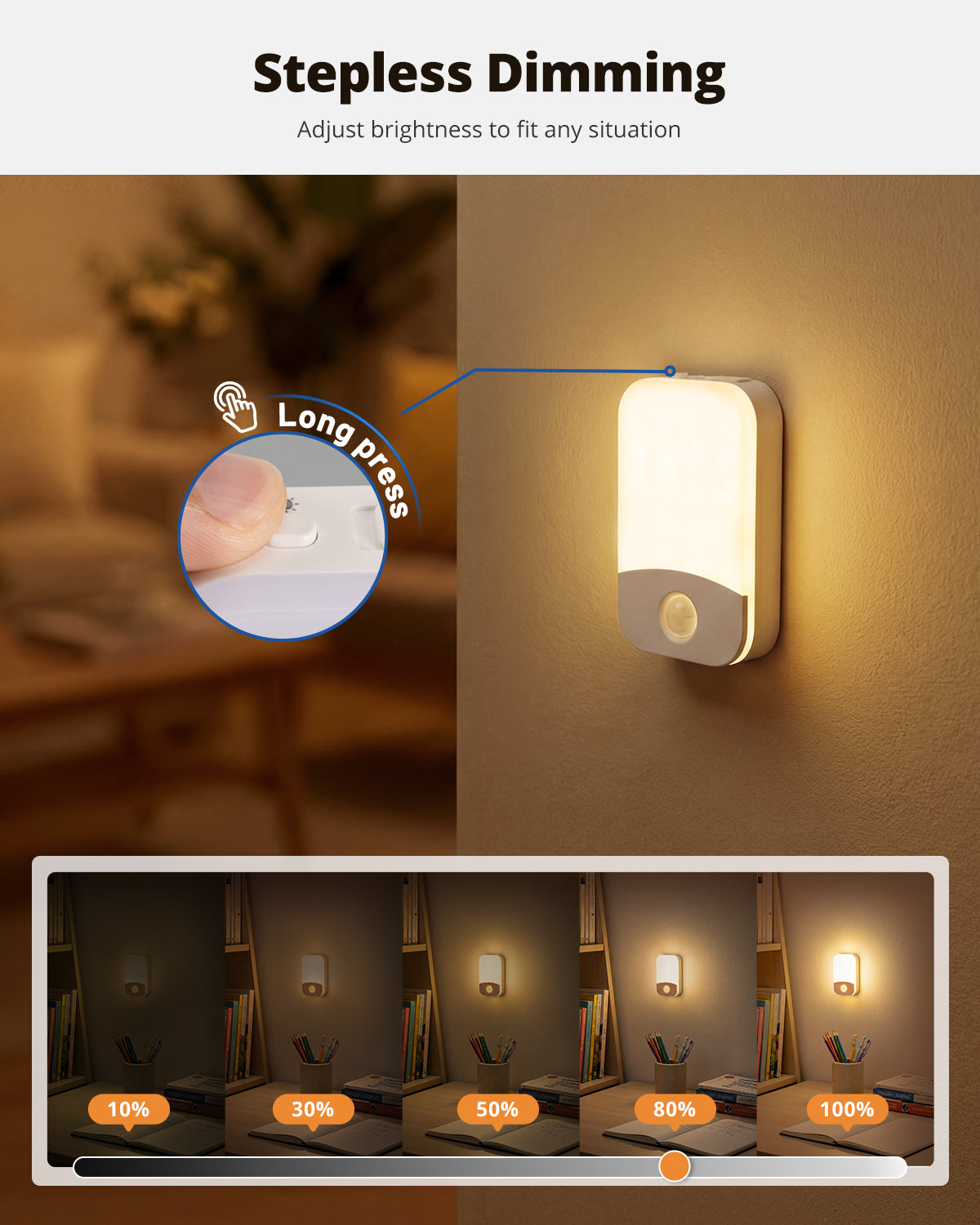 Sensor Night Light Rectangular
