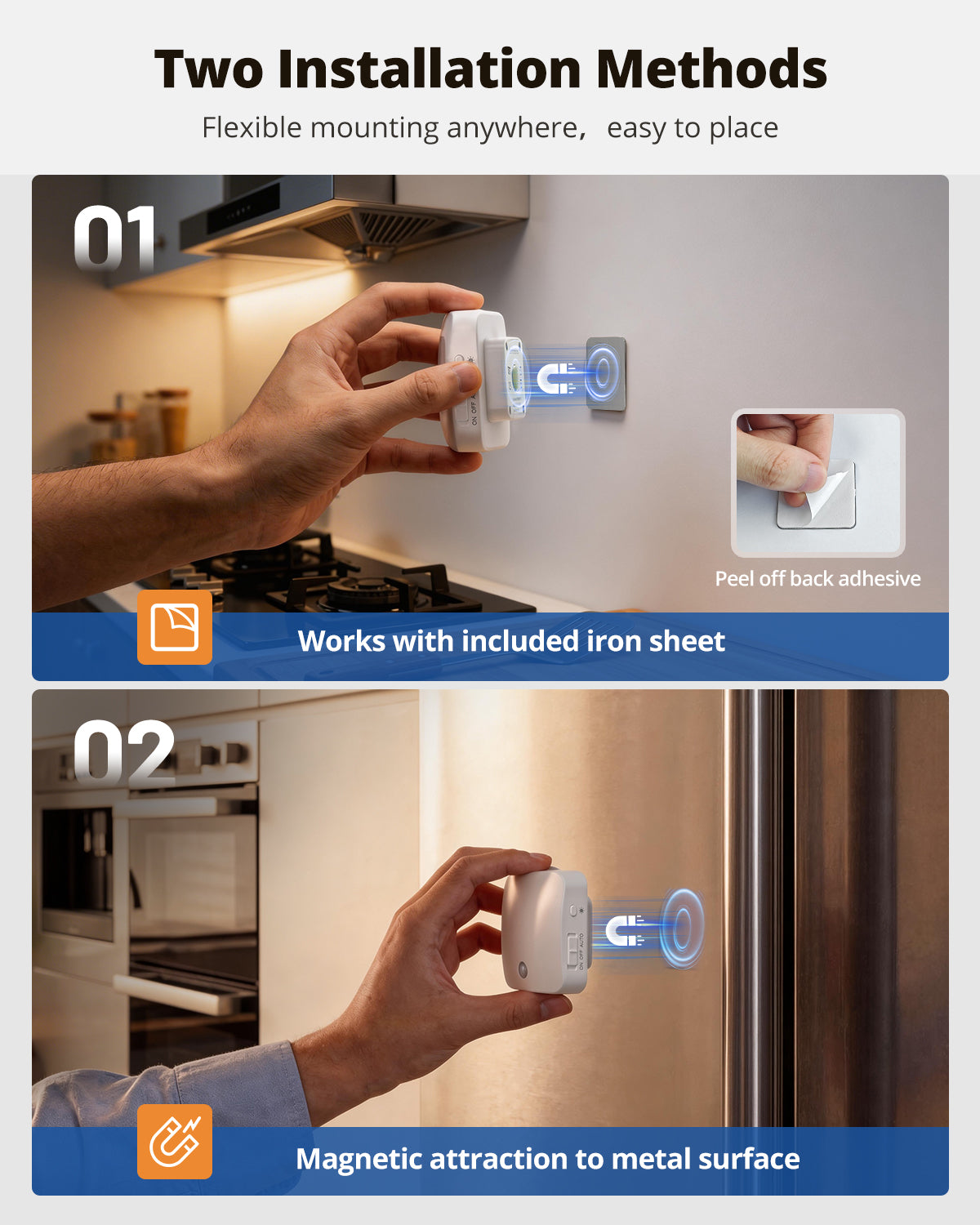 Backlit Sensor Night Light Amber