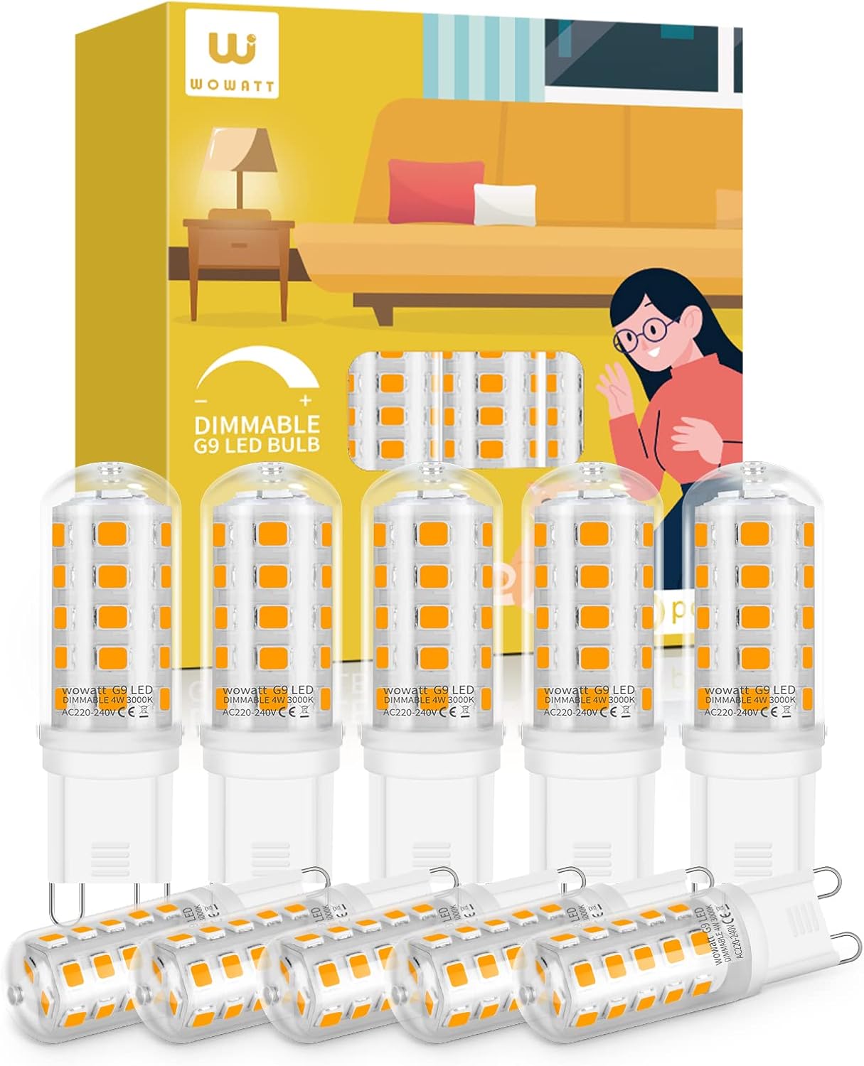 G9 4W LED Bulbs
