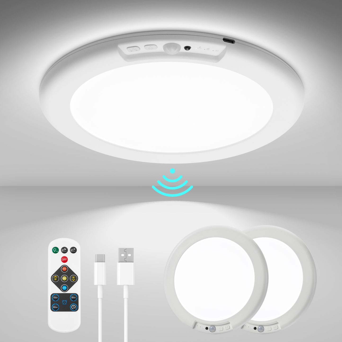Lampe mit Bewegungssensor 