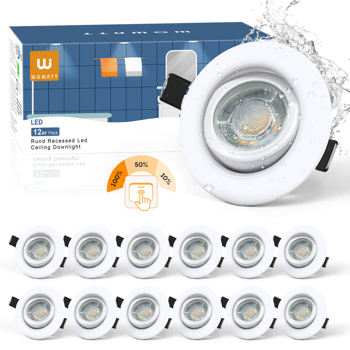 5.5W 3-Step-Dim Downlights