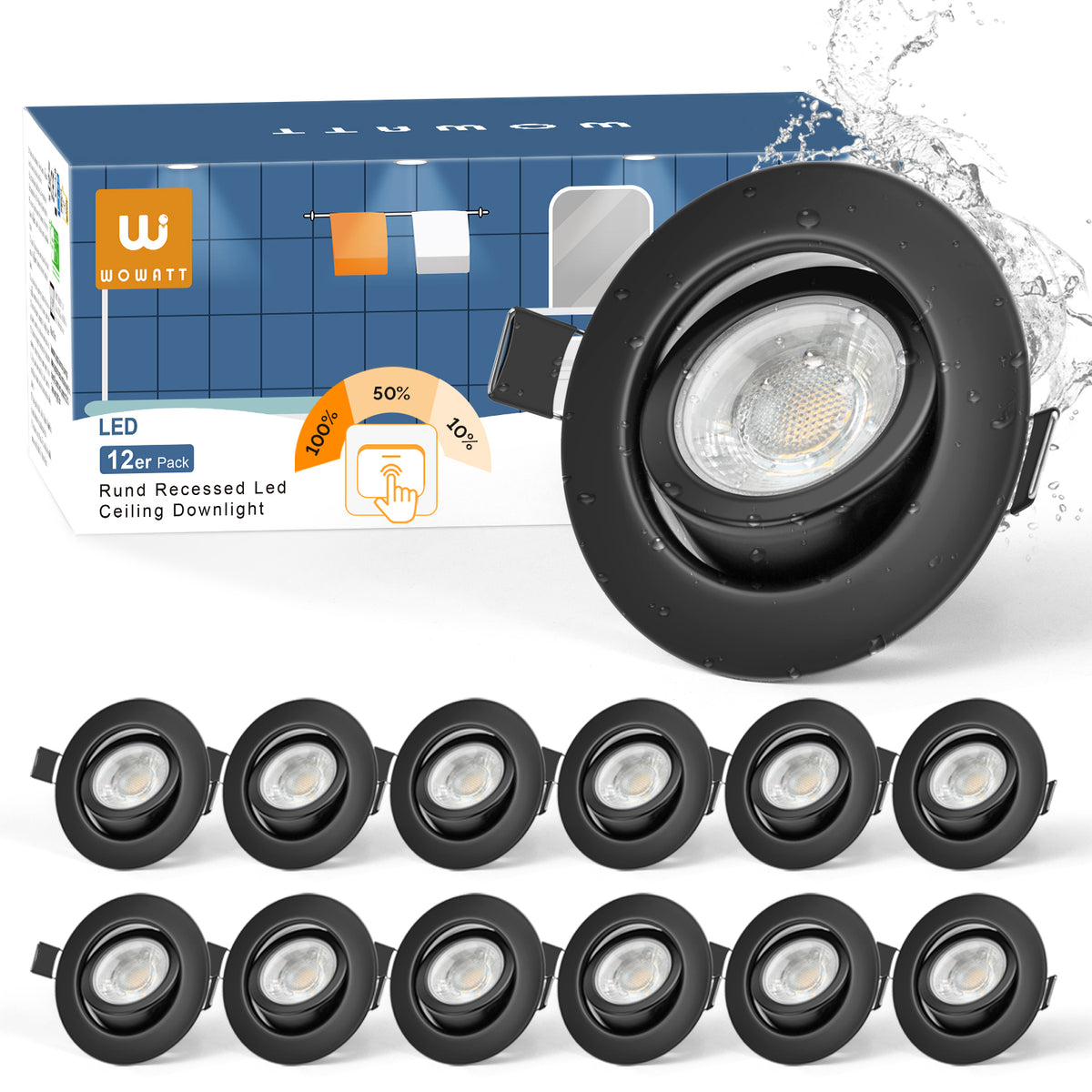 5.5W 3-Step-Dim Downlights