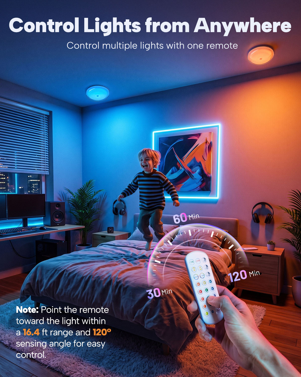 10000mAh Shower Light