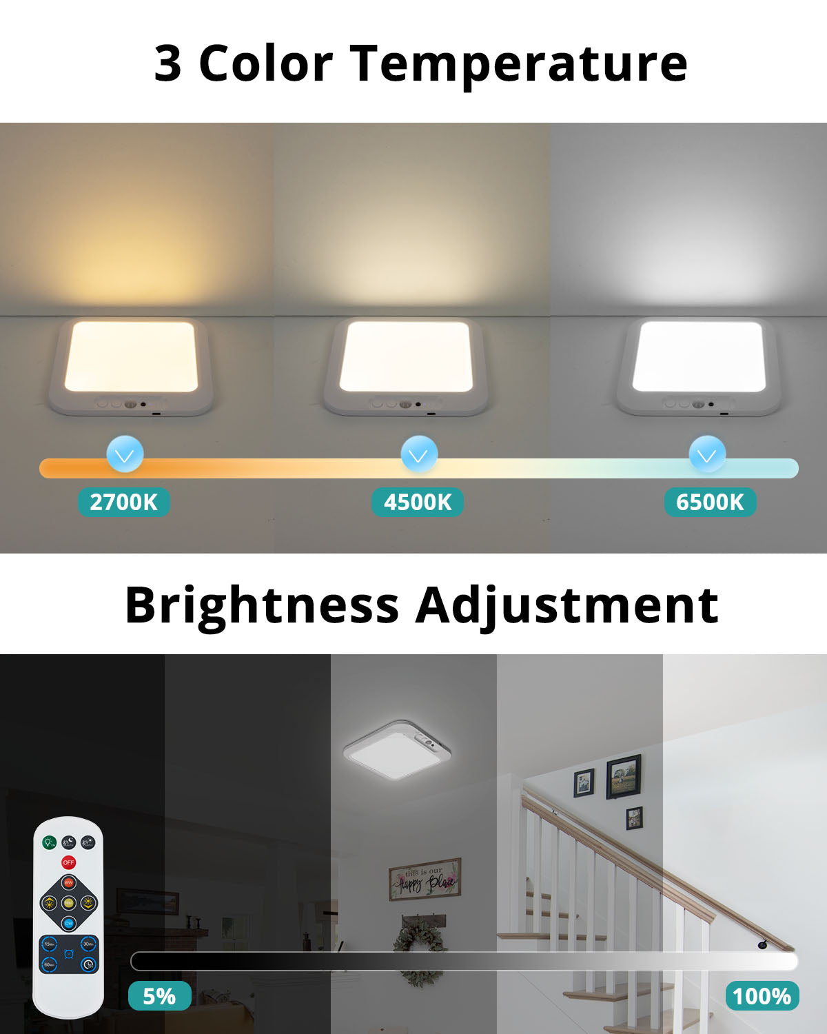 Square Sensor Light