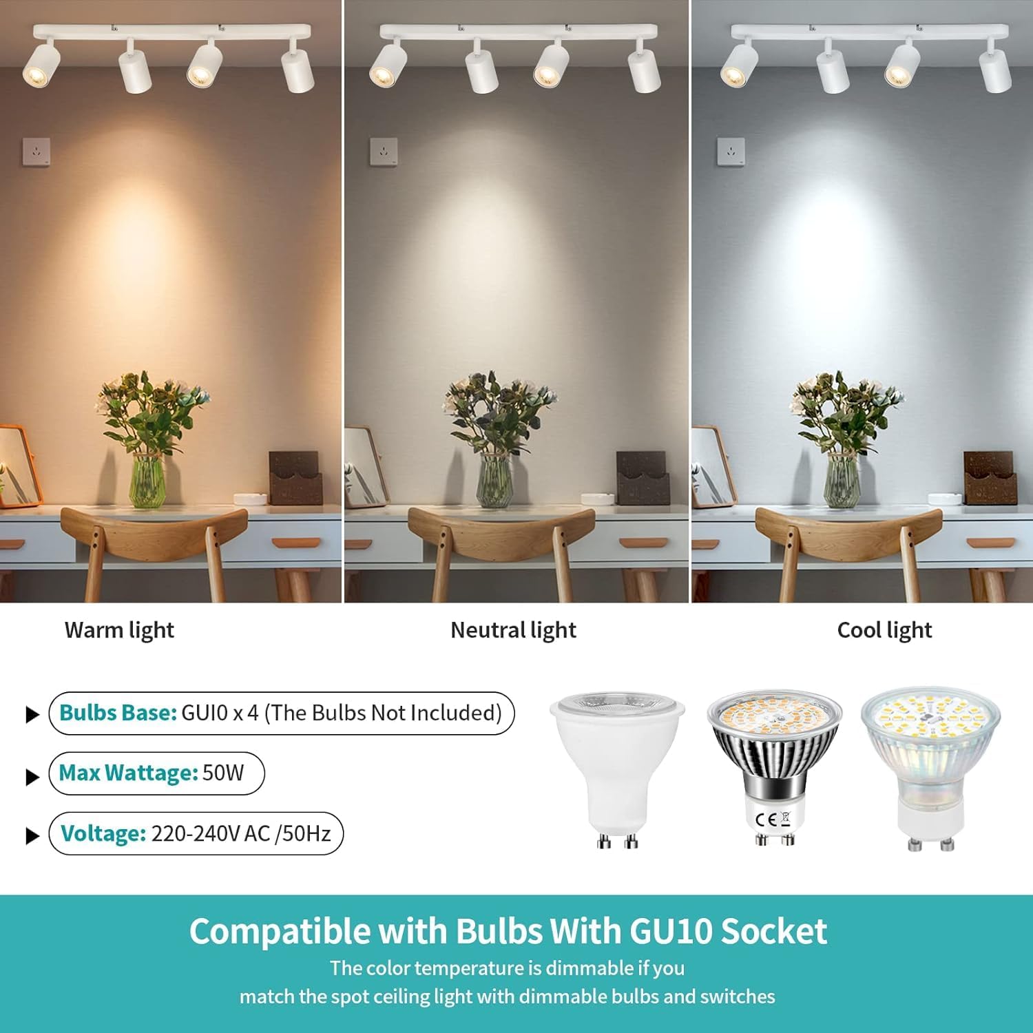 Ceiling Spotlights 4 Ways