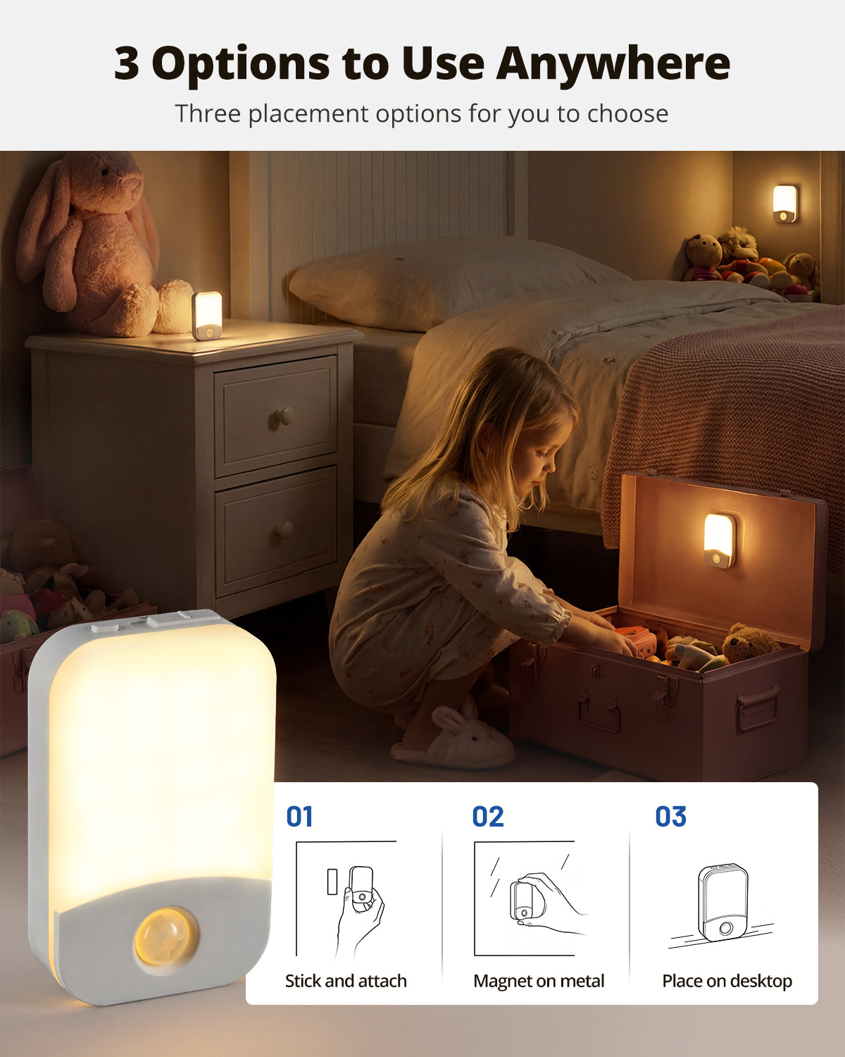 Sensor Night Light Rectangular