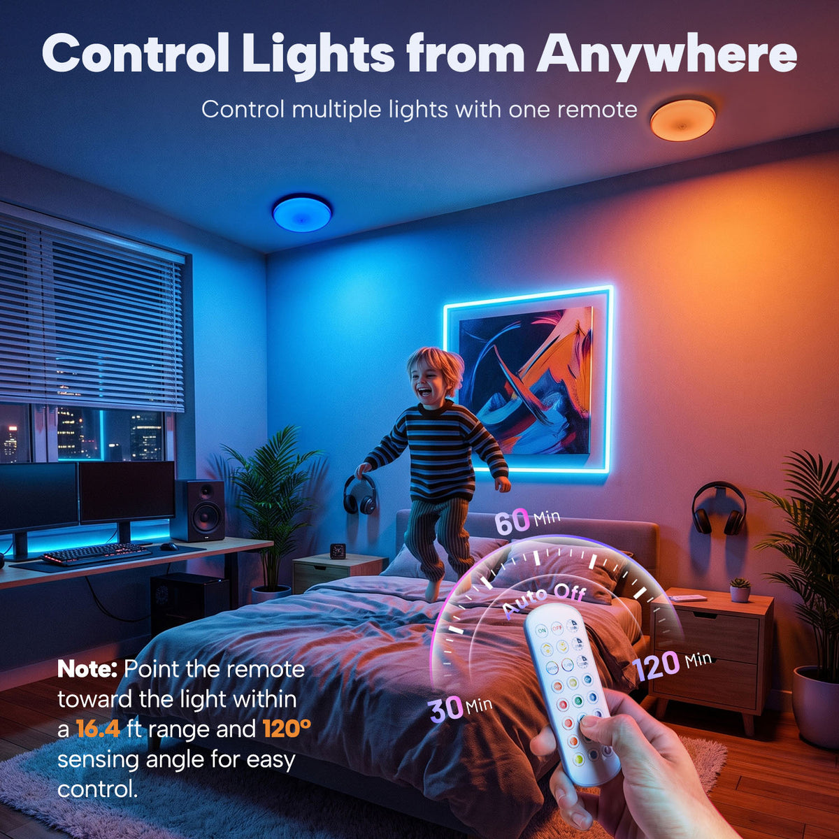 8000mAh Shower Light