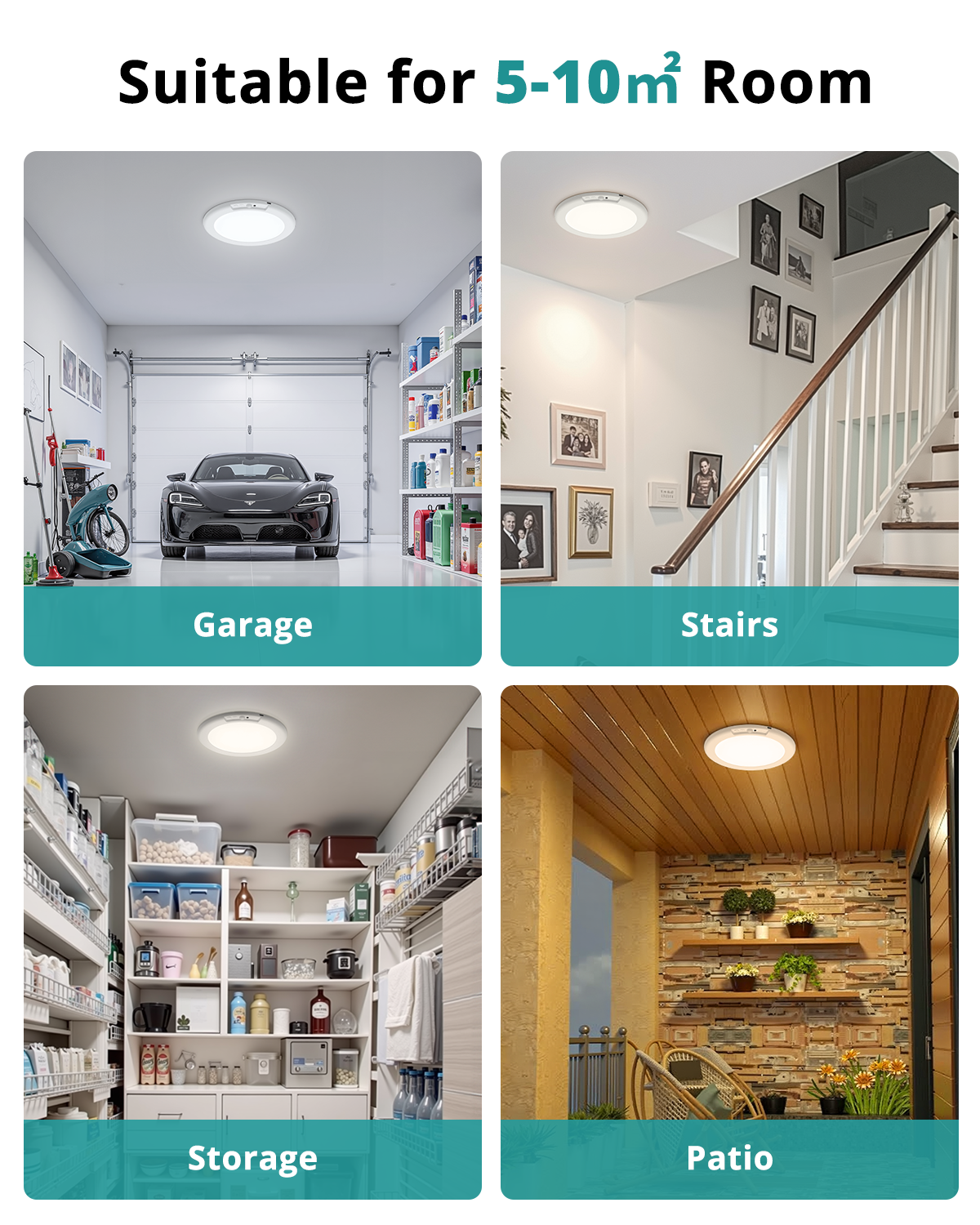 Round Sensor Light