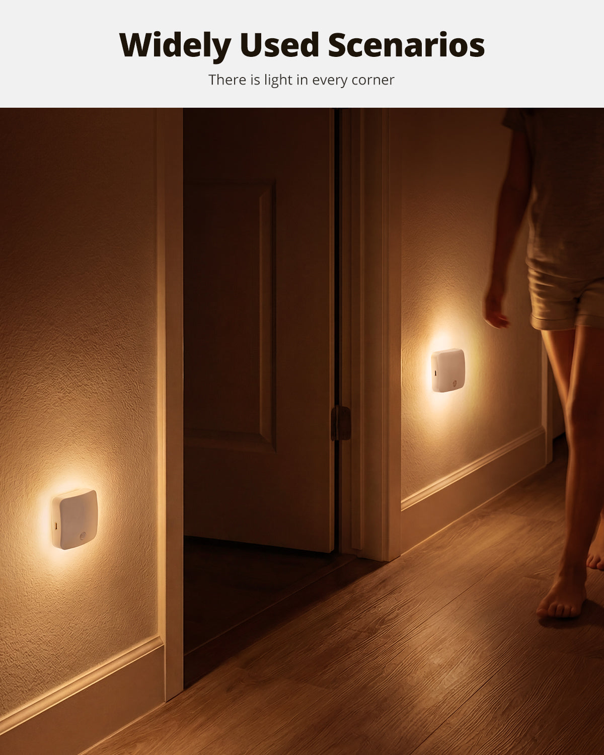 Backlit Sensor Night Light Amber