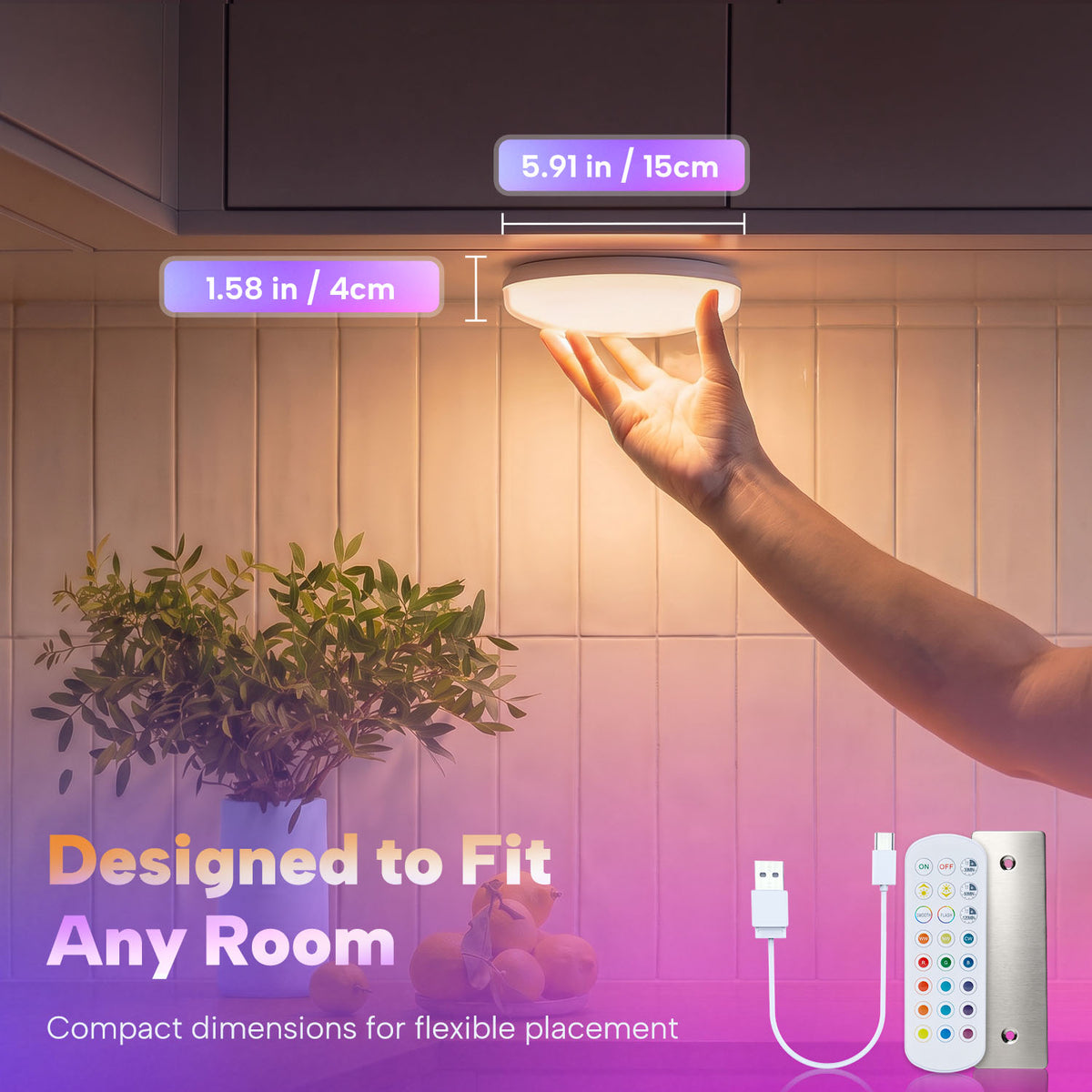 8000mAh Shower Light