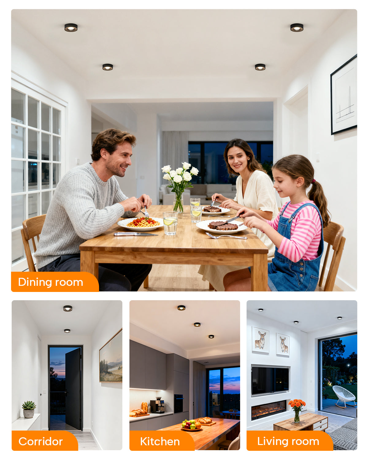 3CCT Surface Mounted Downlights