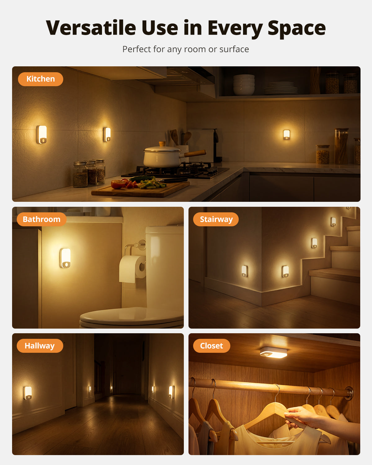 Sensor Night Light Rectangular