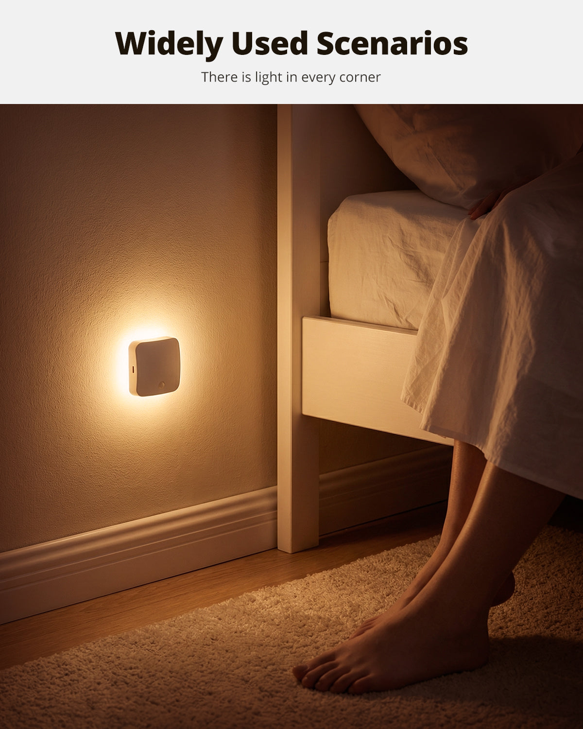 Backlit Sensor Night Light Amber