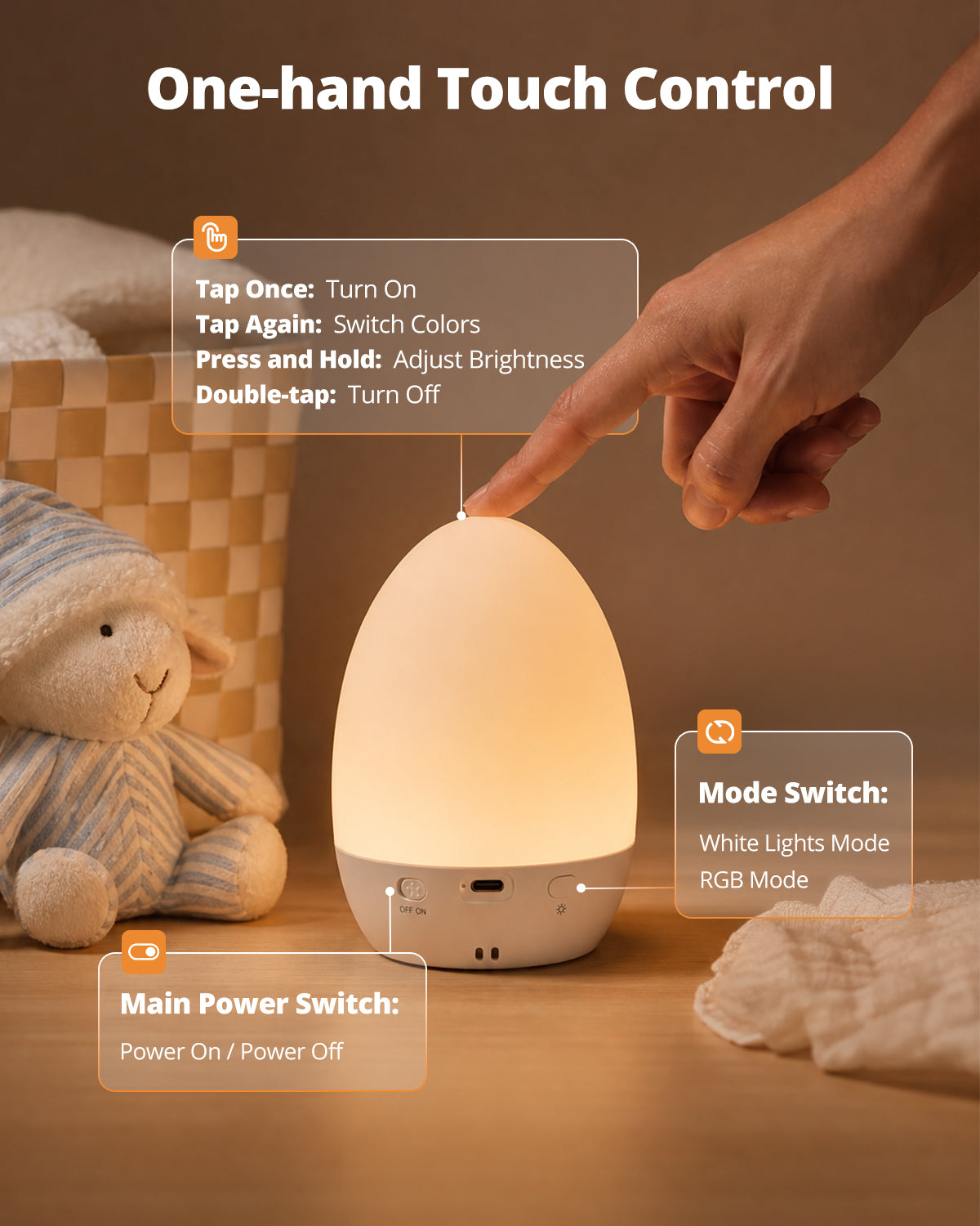 Egg Light for Nursery